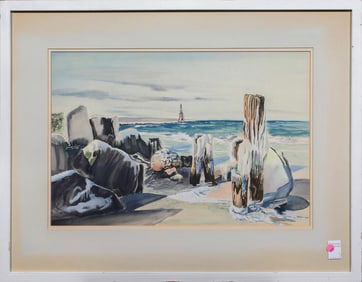 Watercolor, American School (20th century)