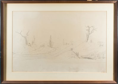 Works on paper, American School (19th century)