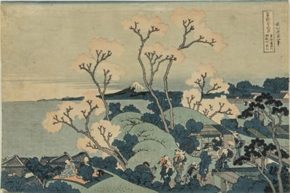 After Katsushika Hokusai (1760-1849) - Fuji at Gotenyama, Shinagawa