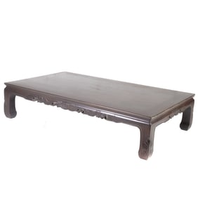 Chinese hardwood low table