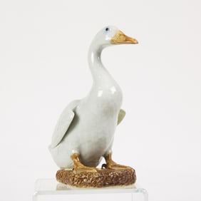 Chinese porcelain figure of a duck