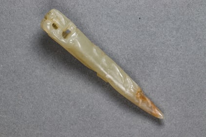 Chinese celadon jade hairpin