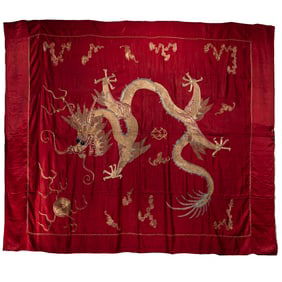 Chinese embroidered panel