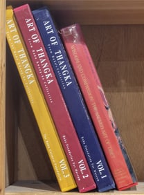 (lot of 4) Books on Tibetan thangka