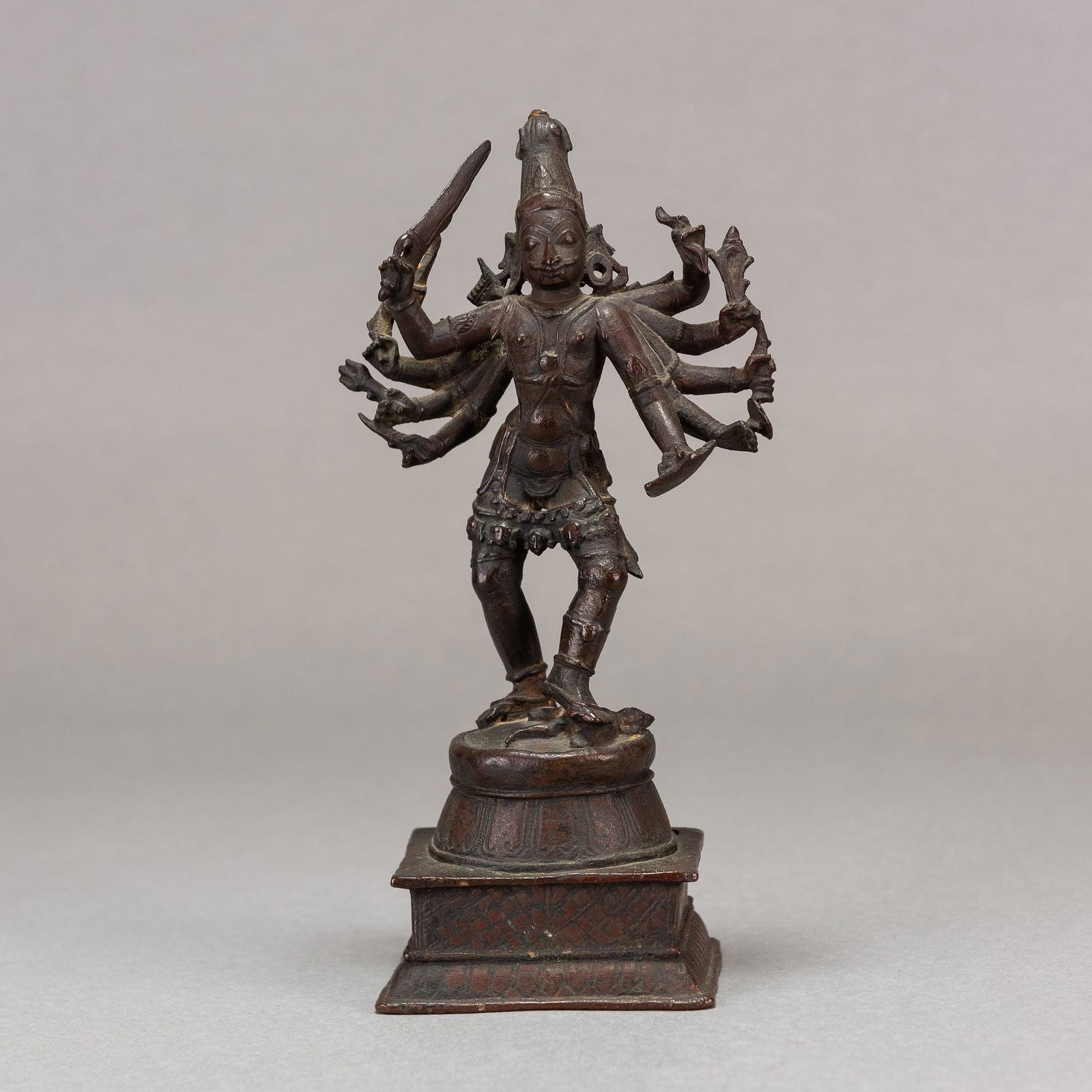 Indian Bronze Deity Statue, 19th Century (1 of 6)