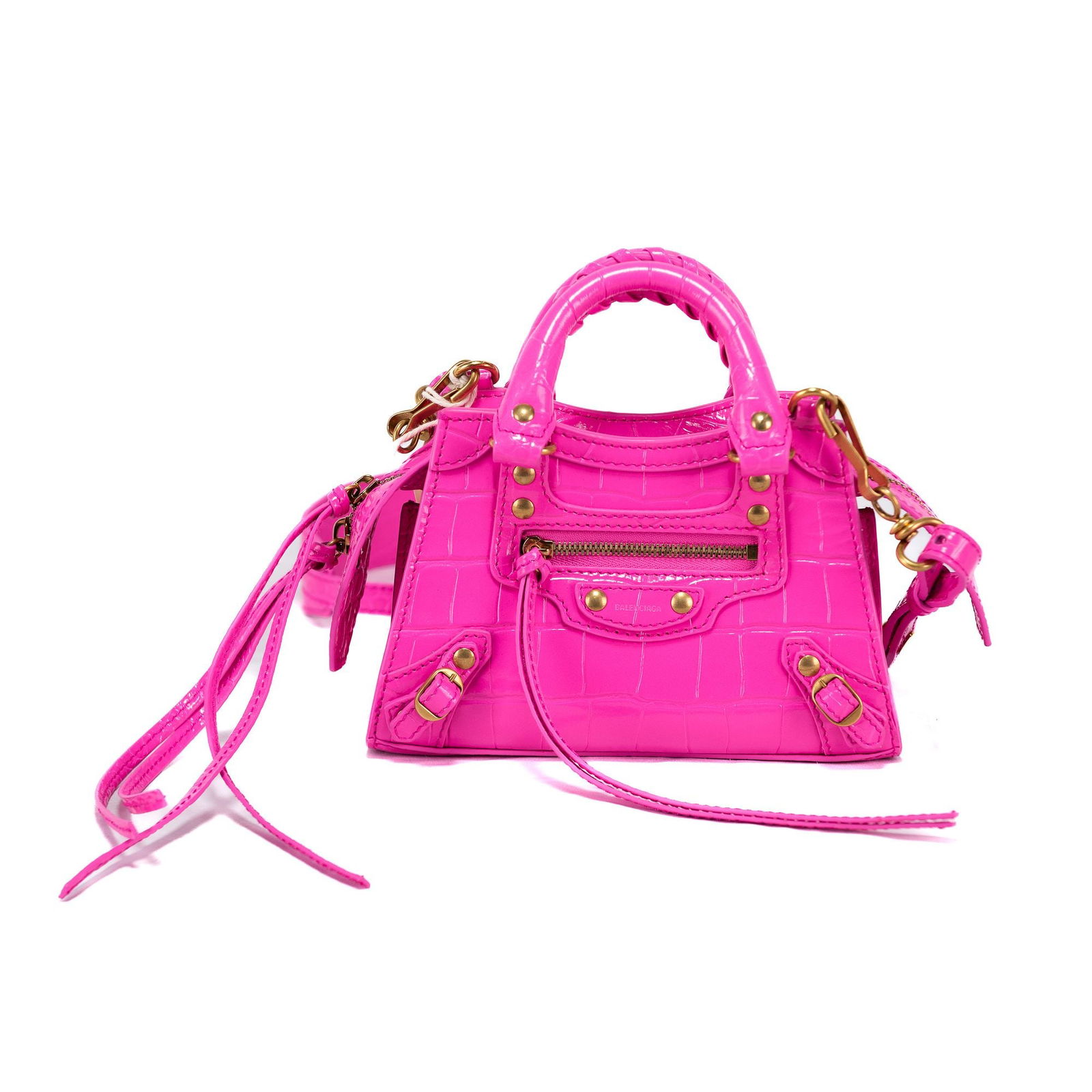 Balenciaga Barbie Pink Mini City Shoulder Bag (1 of 5)