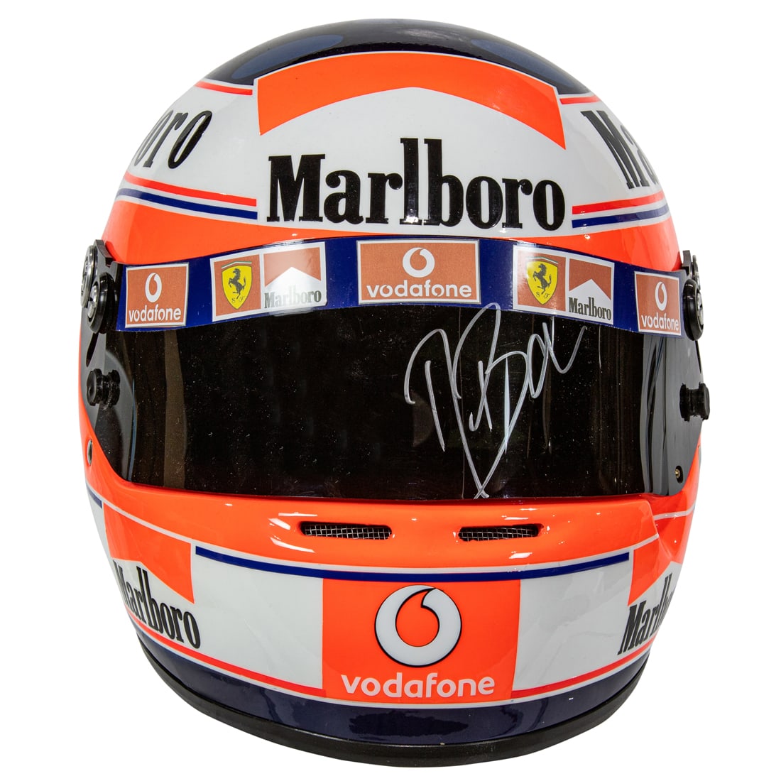 A  Felipe Massa signed Formula 1 racing helmet (1 of 7)