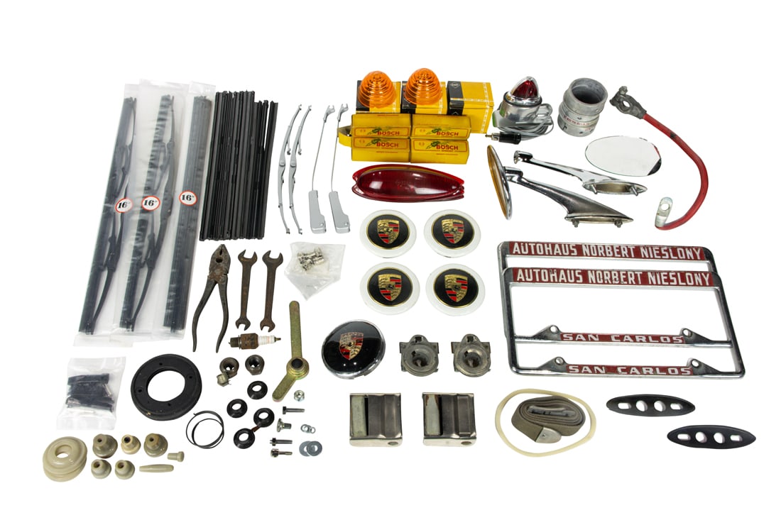 A group of Porsche 356 associated parts and accessories (1 of 3)