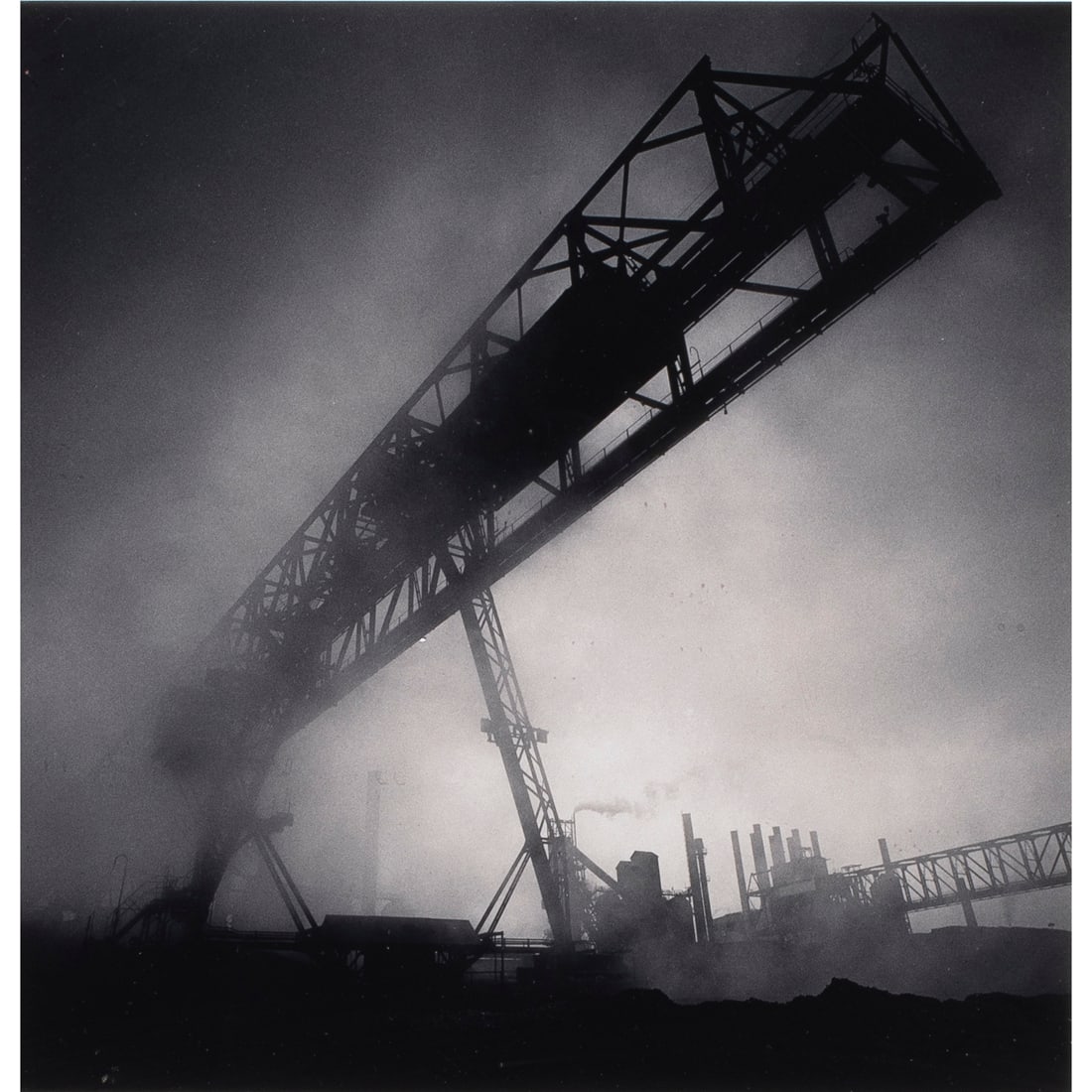 Photograph, Michael Kenna: Michael Kenna (American/British, b. 1953), "The Rouge, Dearborn, Michigan," 1992, gelatin silver print, signed and dated in pencil lower right, edition 31/45, image: 7.75"h x 7.63"w, overall (with fra