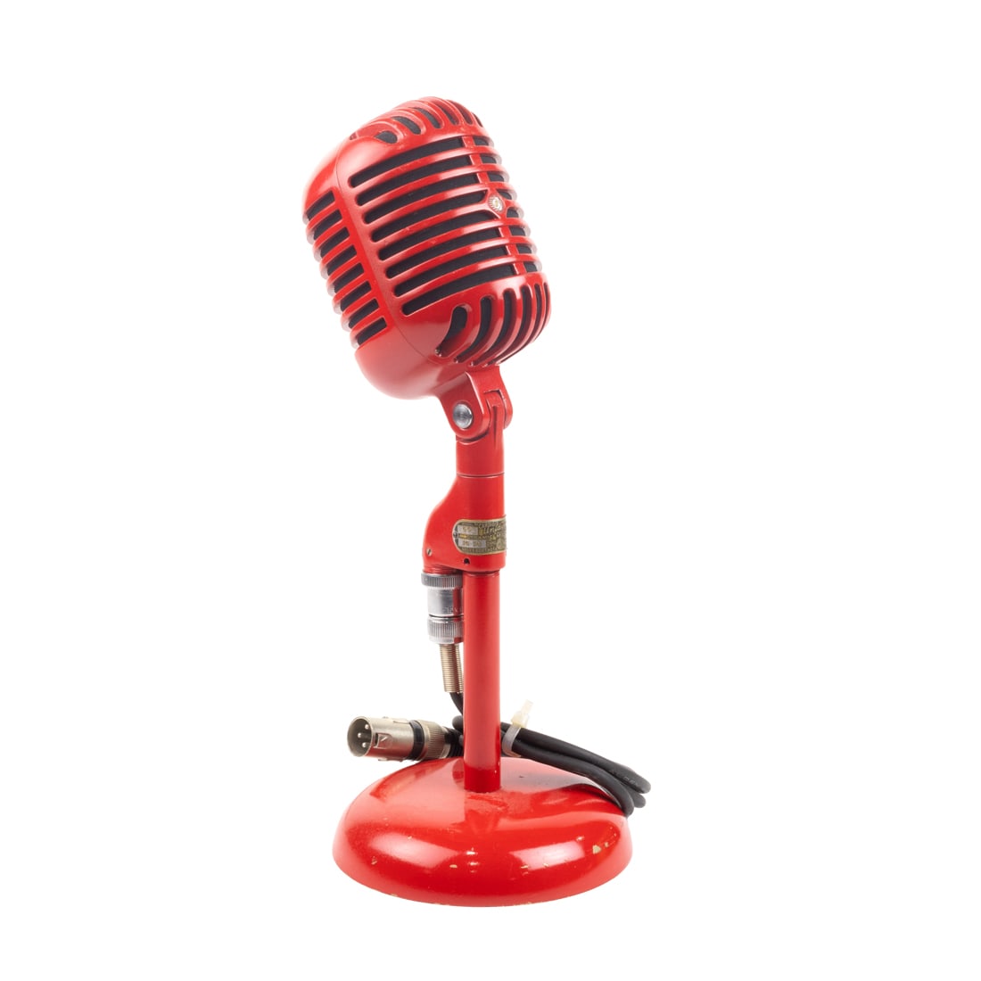 A Shure 55A dynamic microphone on table top stand (1 of 4)