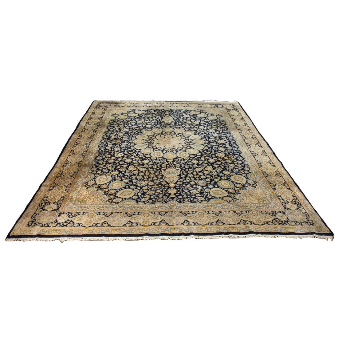 A Persian Kerman carpet: A Persian Kerman carpet, 8'8" x 11'5"