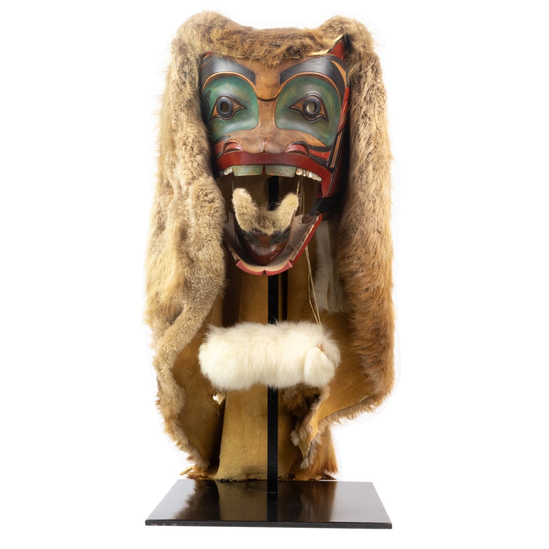 A Pacific Northwest articulated potlach transformation Beaver mask, attributed to Ronald Sebastian (1 of 5)