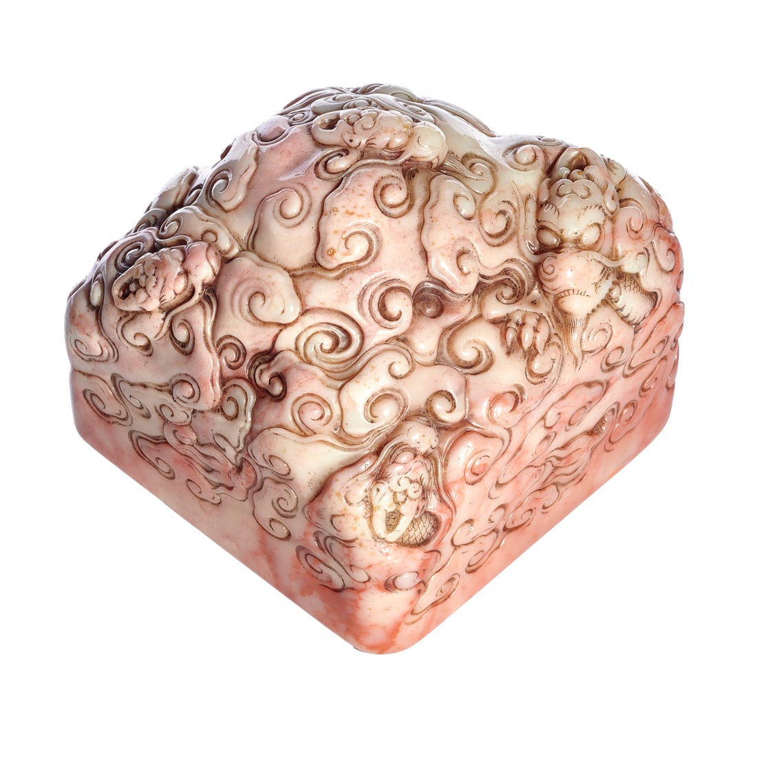 Chinese soapstone 'dragon' seal (1 of 3)