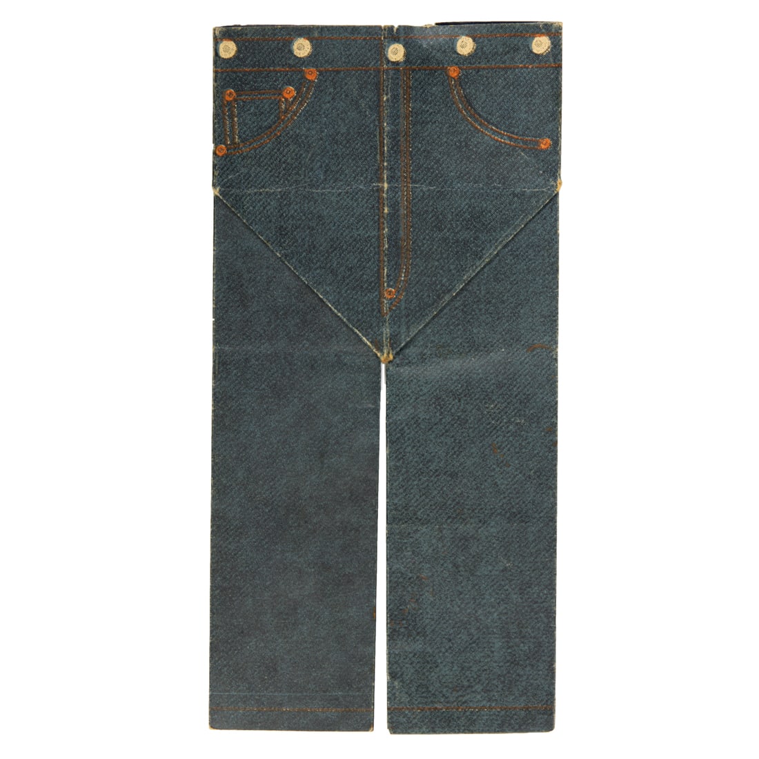 A Levi Strauss & Co. lithographic advertising brochure for 1915 Panama-Pacific International (1 of 5)