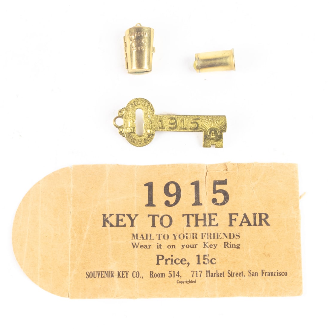 Two novelties for 1915 Panama Pacific International Exposition (PPIE) San Francisco Worlds Fair (1 of 3)