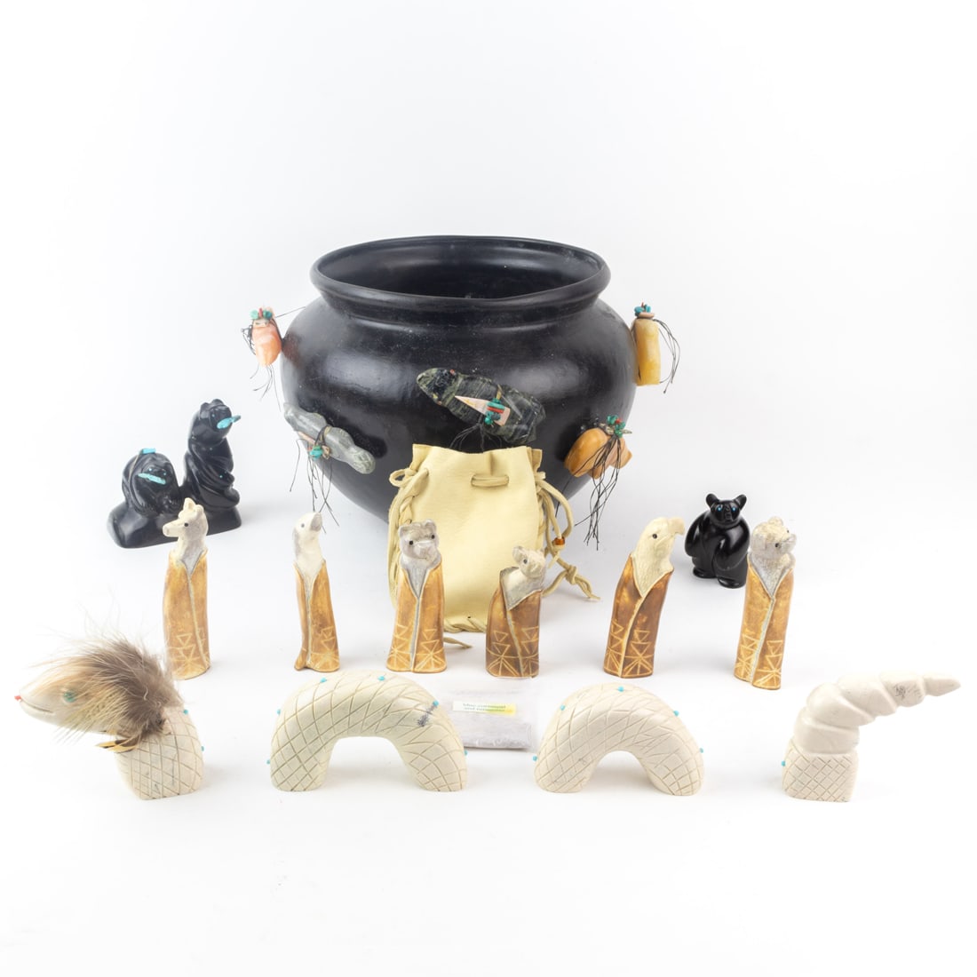 A lot of presentation Zuni fetishes (1 of 2)