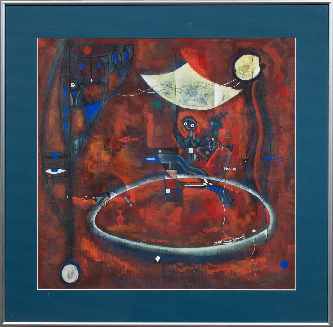 Work on paper, Manner of Paul Klee (1 of 1)