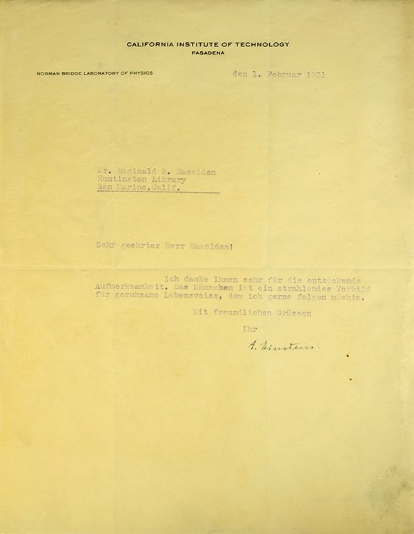 Albert Einstein signed documents - 2