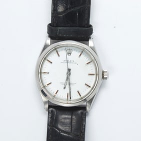 A Rolex, stainless steel oyster perpetual