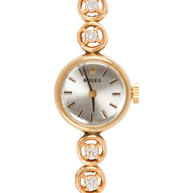 Yellow Ladies Rolex Watch