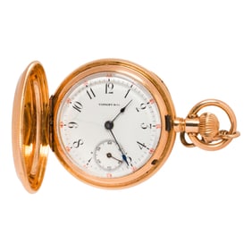 A Tiffany and Co., 18k pocket watch