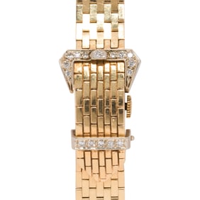 14k Gold Belt Buckle Watch