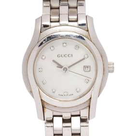 A Gucci, stainless steel wristwatch