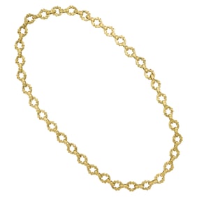 A Tiffany & Co., 18k gold necklace