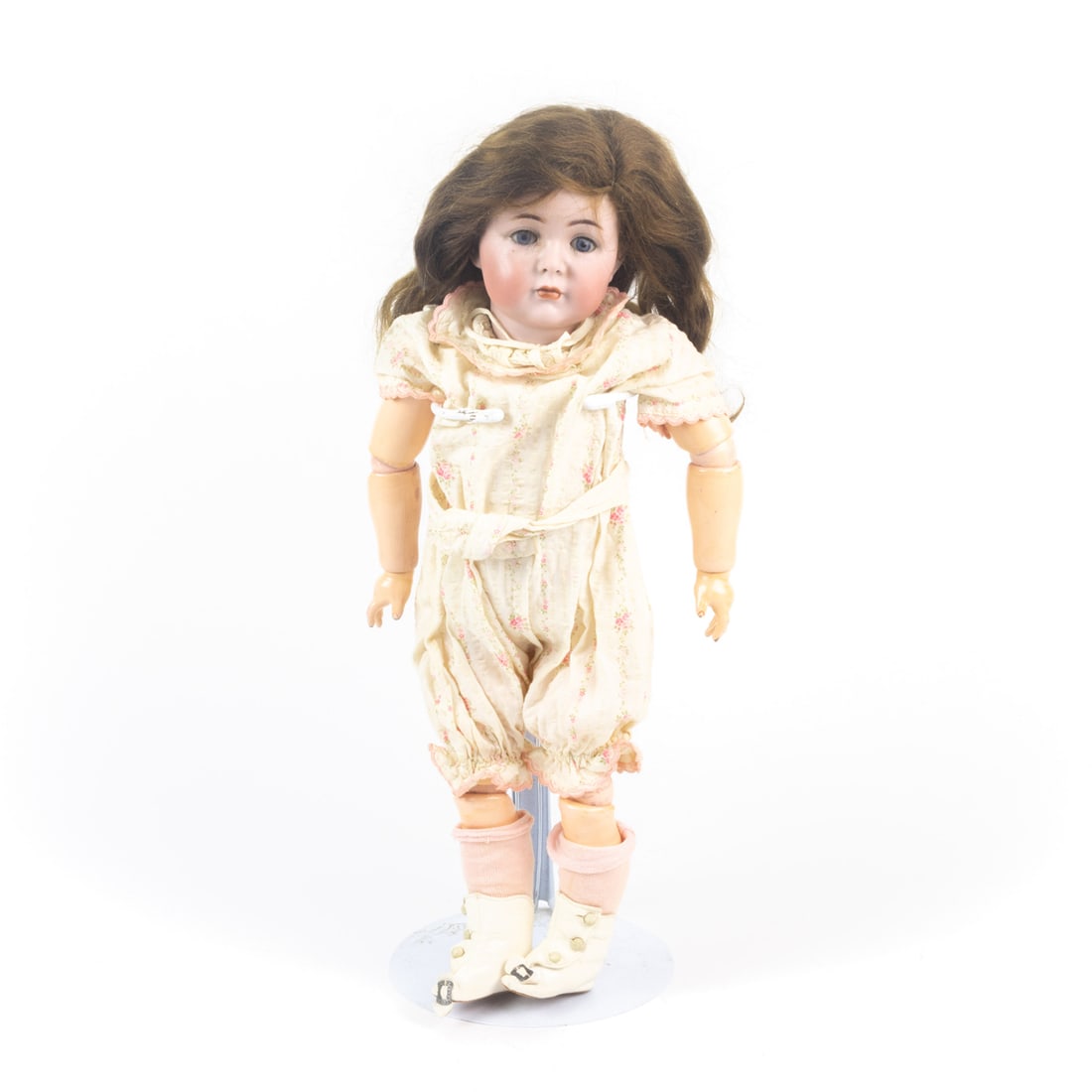 A German bisque lady doll, blue stationary eyes, signed Simon & Halbig 116-A, 16" h (1 of 1)