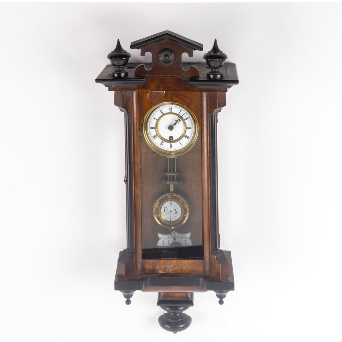 A Charles Kohlbusch jeweler's scale and German miniature bracket clock (1 of 5)