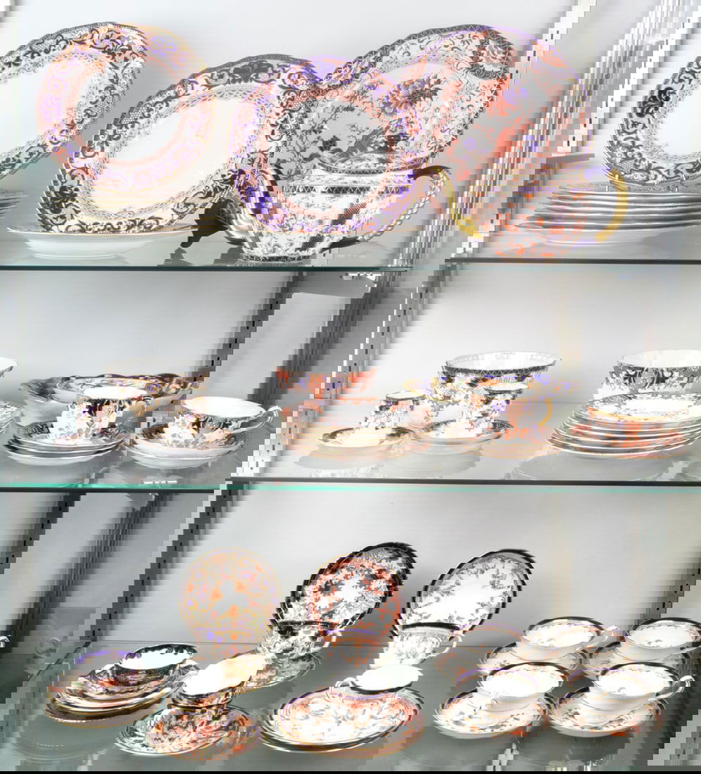 A group of Royal Crown Derby porcelain in various Imari patterns (1 of 1)