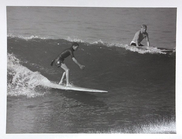 Surfing photographs by LeRoy Grannis: (Lot of 18) Unframed photographs, ''Manhattan Pier,'' 1961, by LeRoy Grannis (Californian, 1917-2011), each stamped ''Feb, 19, 1961'' verso, print (each): 4''h x 5''w. Provenance: Estate of LeRoy Gran