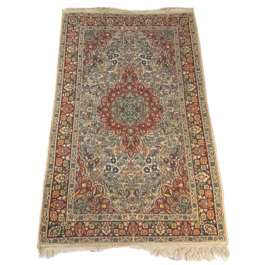 A Persian Isphahan carpet: A Persian Isphahan carpet, 3'1" x 4'11"