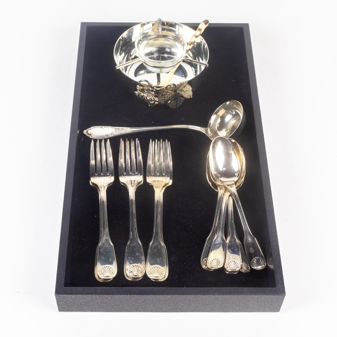 A set of six Christofle Vinalhaven salad forks 6 (1 of 3)