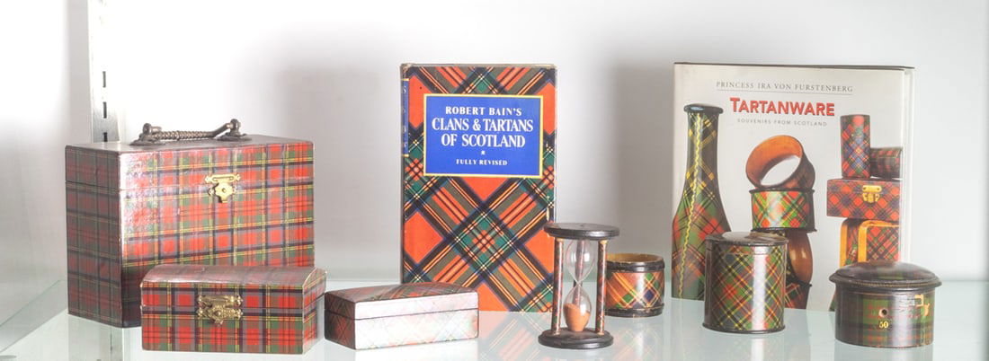 A group of Scottish tartanware (1 of 1)