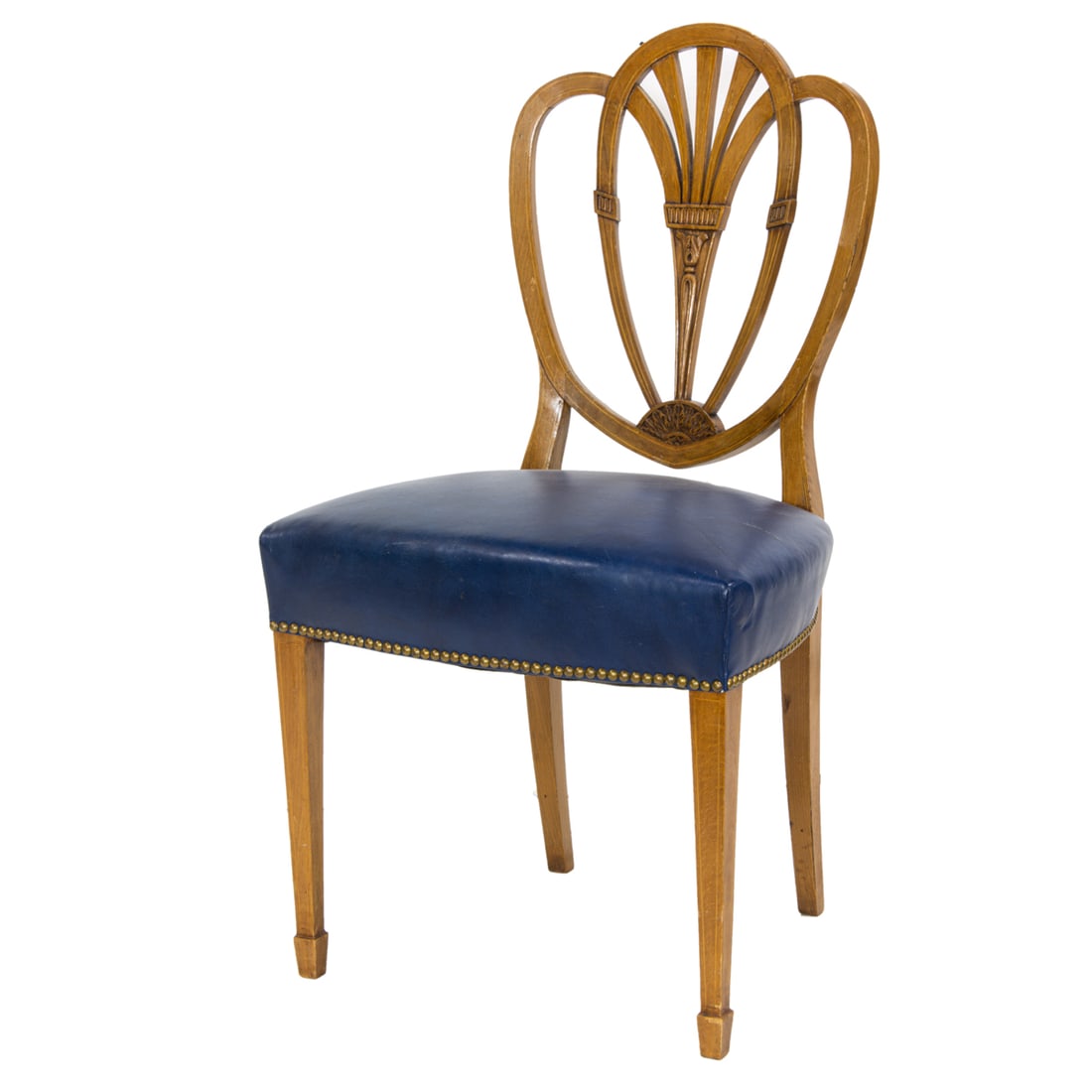 A Federal style heartback side chair (1 of 4)