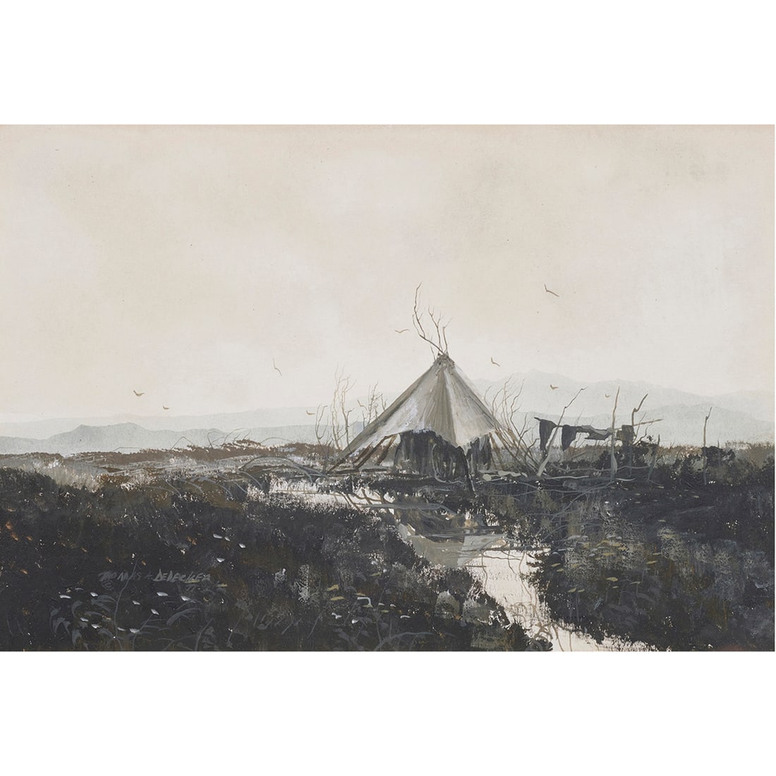 Watercolor, Thomas DeDecker (1 of 4)