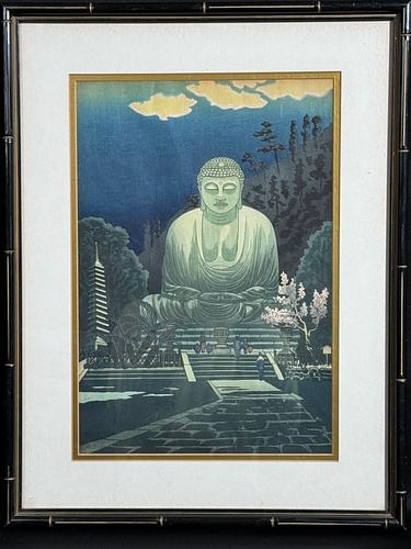 Gihachiro Okuyama (1907-1981), Japanese Woodblock Print (1 of 6)