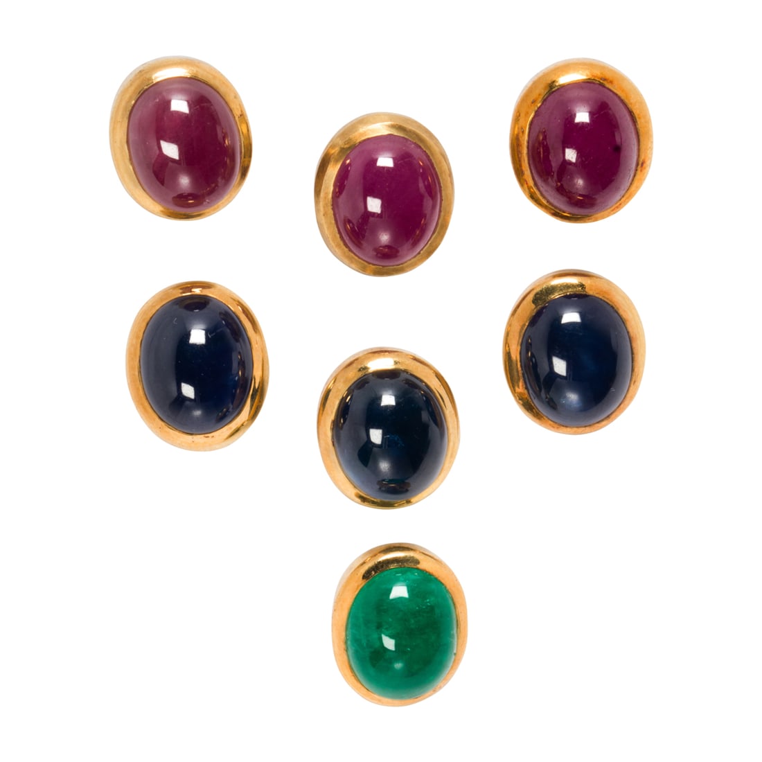 A group of gemstone and 14k gold elements (1 of 1)