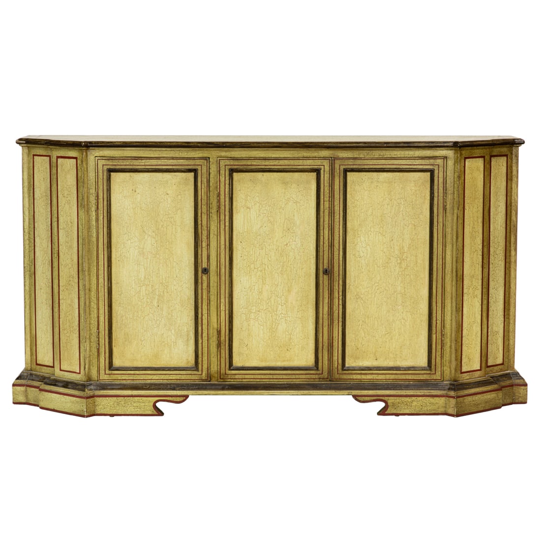 A Labelled Milton Spidell designer painted credenza (1 of 6)