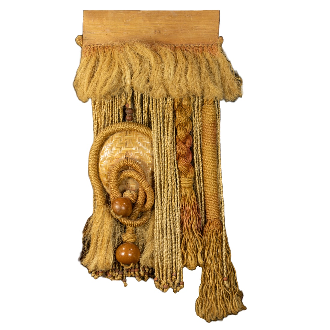 A Mid-Century fiber art wall hanging (1 of 2)