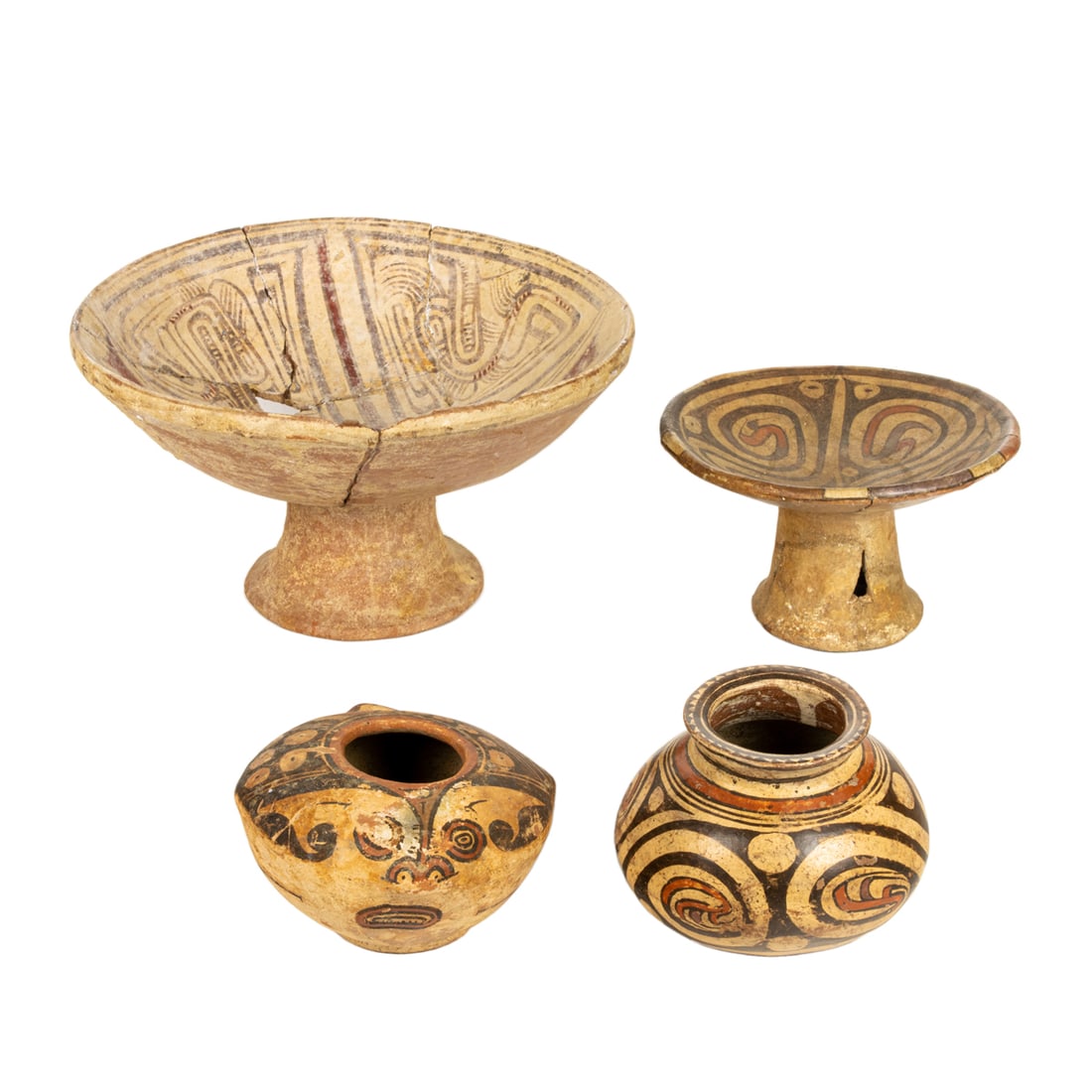 Four Pre-Columbian polychrome vessels, Panama (1 of 1)