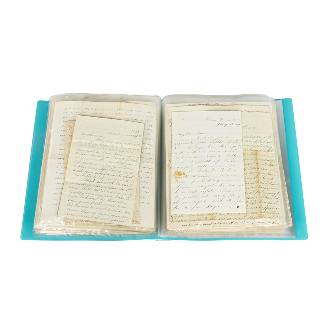 A collection of post Civil War letters between family in Virginia and family in California: A collection of post Civil War letters between family in Virginia and family in California [approximately 170 letters]