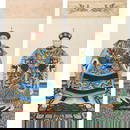 Anonymous (Qing Dynasty) - Magnificent Pair of Chinese Imperial Scroll Paintings