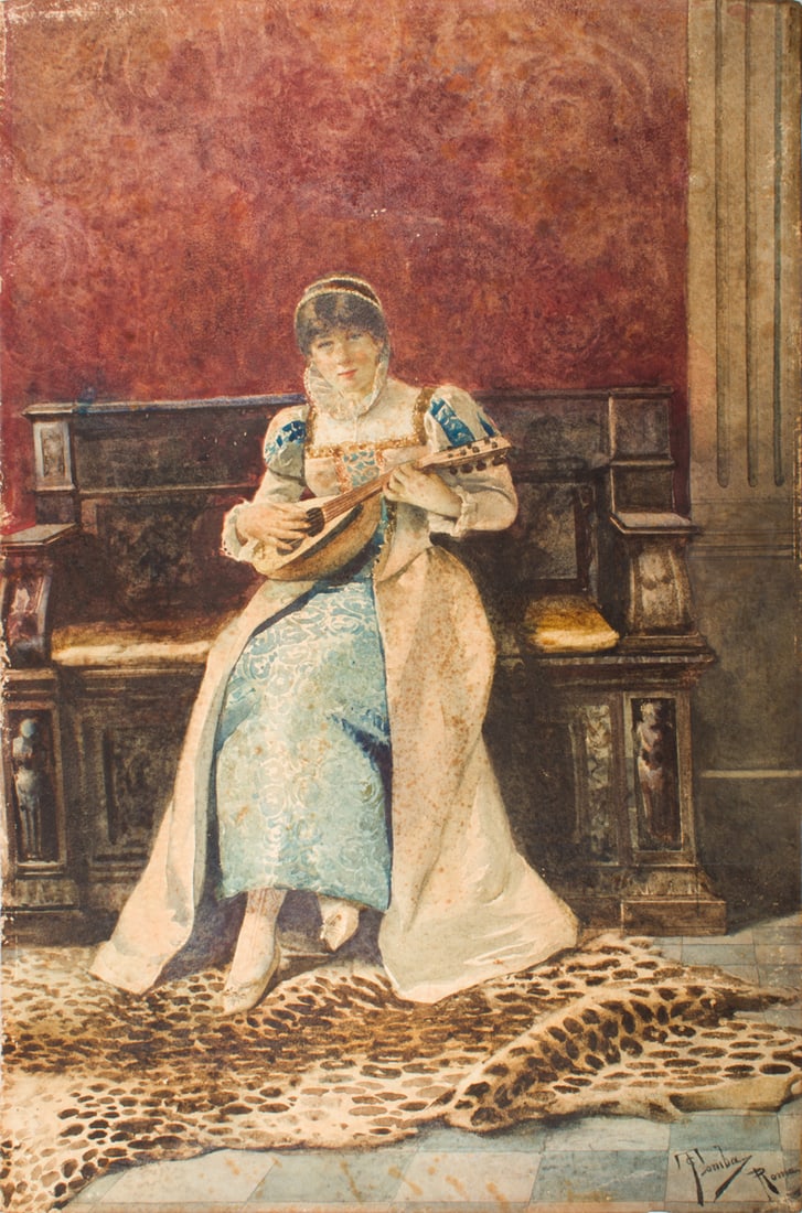 Watercolor, Casimiro Tomba (1 of 2)