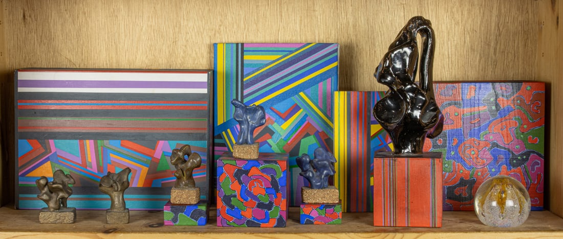 A collection of  Frank O. Hamilton (1923-2015, San Francisco) blocks and sculptures (1 of 1)