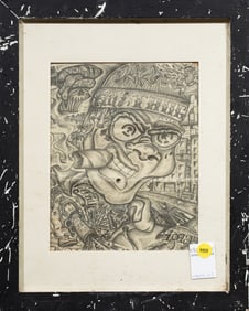 Work on paper, American School (20th century)