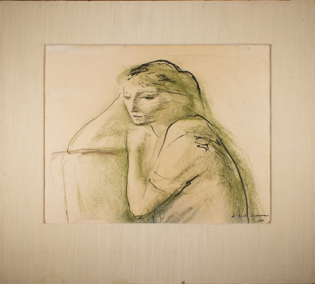 Work on paper, Earl Cavis Kerkam (1 of 1)