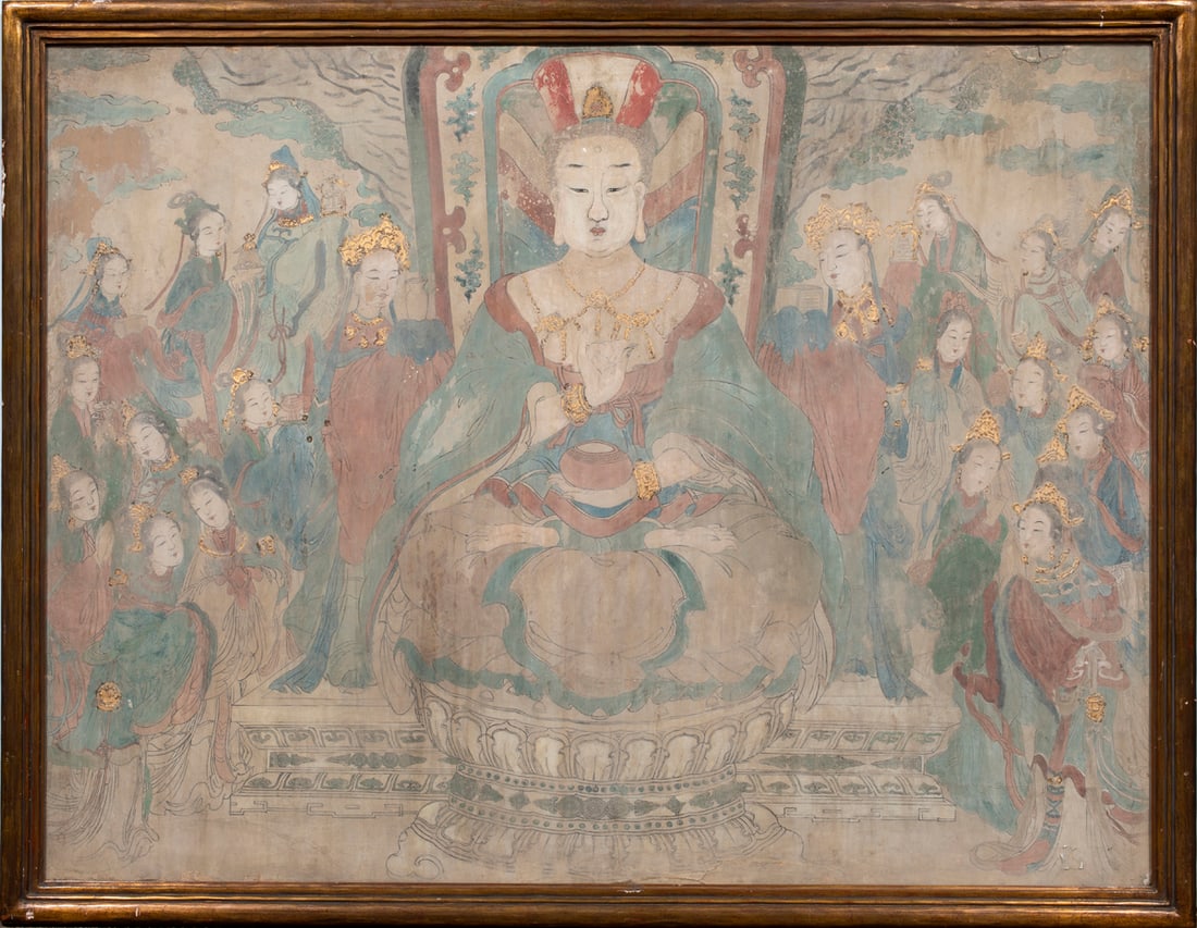 A Chinese fresco fragment (1 of 2)