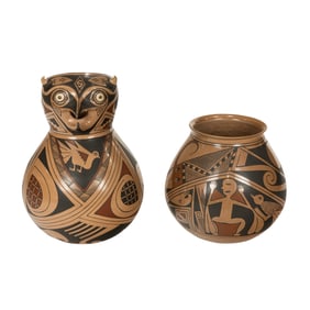 Two Mata Ortiz pots